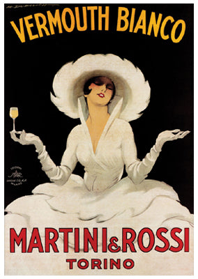 Framed Art Vermouth Bianco by Marcello Dudovich | 17 5/8 x 13 7/8