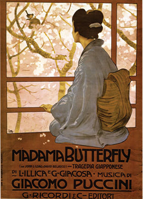 Madama Butterfly by Leopoldo Metlicovitz | 20 1/2 x 14 1/2 Fine Art Print