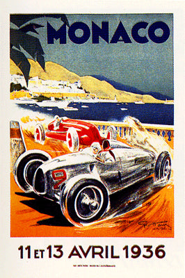 Monaco, 1936 by Geo Ham | 20 1/2 x 14 1/2 Fine Art Print
