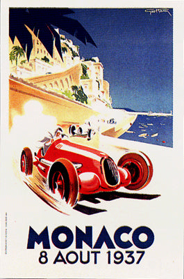 Monaco, 1937 by Geo Ham | 20 1/2 x 14 1/2 Fine Art Print