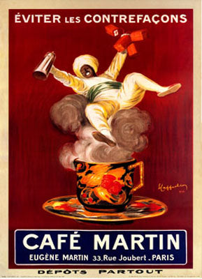 Café Martin by Leonetto Cappiello | 20 1/4 x 14 1/4 Fine Art Print
