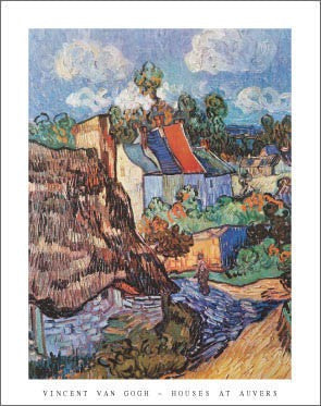 House at Auvers by Vincent van Gogh | 28 x 22 Fine Art Print