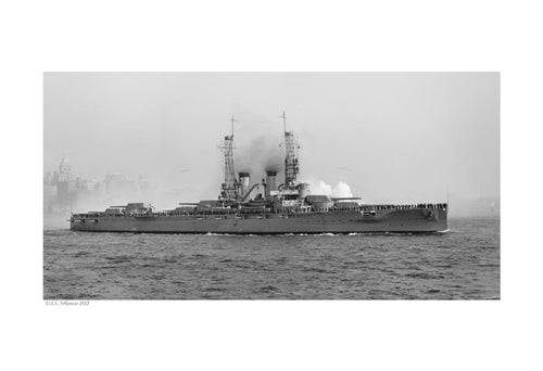 Framed Art USS Arkansas, 1912 13 x 19