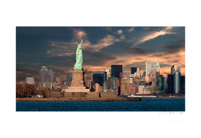 Downtown NYC Panorama by Viktor Balkind | 13 x 19 Fine Art Print