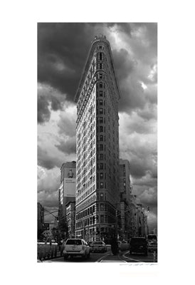 Flatiron Building (B&W) by Viktor Balkind | 19 x 13 Fine Art Print
