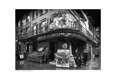 Framed Art Vendors on Sixth Avenue, Brooklyn, 1908 13 x 19
