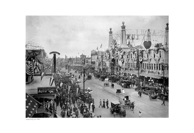 Framed Art Luna Park, circa 1907 13 x 19