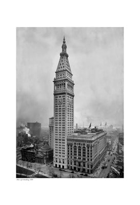 Framed Art MetLife Building, 1909 19 x 13