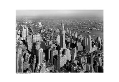 Framed Art Aerial View of Chrysler Building, 1932 13 x 19