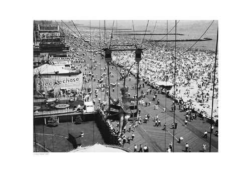Framed Art Coney Island, 1947 13 x 19