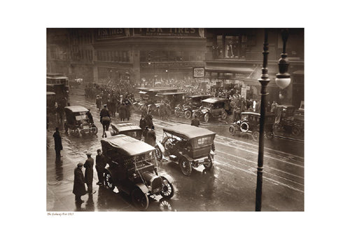 The Subway Fire, 1915 (sepia) Wall Art | 13 x 19 Fine Art Print