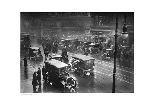 Framed Art The Subway Fire, 1915 13 x 19