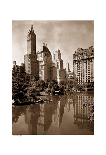 Central Park, 1933 (sepia) Wall Art | 19 x 13 Fine Art Print