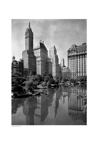 Framed Art Central Park, 1933 19 x 13