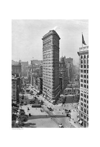 Framed Art Flatiron Building, 1912 19 x 13