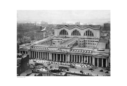 Penn Station, 1910 Wall Art | 13 x 19 Fine Art Print