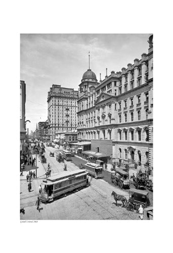 Framed Art Grand Central, 1903 19 x 13