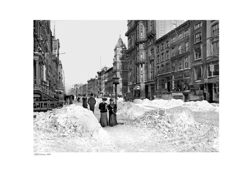 Framed Art Fifth Avenue, 1905 13 x 19