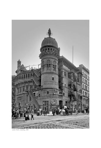Framed Art Casino Theatre, Broadway, 1900 19 x 13