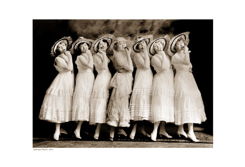 Burlesque Theater, 1916 (sepia) Wall Art | 13 x 19 Fine Art Print