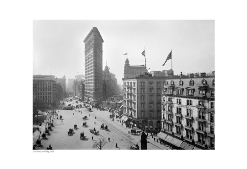 Flatiron Building, 1910 Wall Art | 13 x 19 Fine Art Print