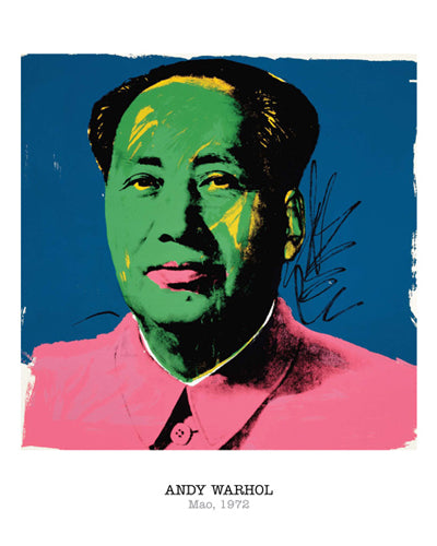 Framed Art Mao, 1972 by Andy Warhol | 20 x 16