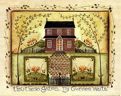 Thru These Gates My Garden Waits by Barbara Chiantia