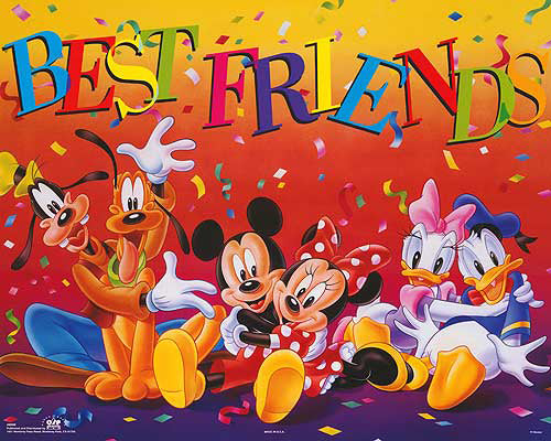 Mickey & Friends: Best Friends by Walt Disney | 16 x 20 Fine Art Print