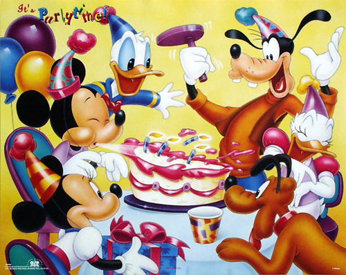 Mickey & Friends: Birthday Party by Walt Disney | 16 x 20 Fine Art Print