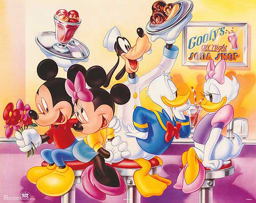 Mickey & Friends: Goofy's Soda Shop by Walt Disney | 16 x 20 Fine Art Print