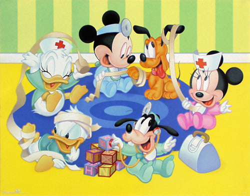 Disney Babies: Kid Doctors by Walt Disney | 22 x 28 Fine Art Print