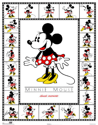 Framed Art Minie Mouse: Classic Moments by Walt Disney | 28 x 22