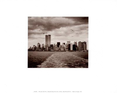 Manhattan Skyline by Walter Gritsik | 7 3/4 x 9 3/4 Fine Art Print