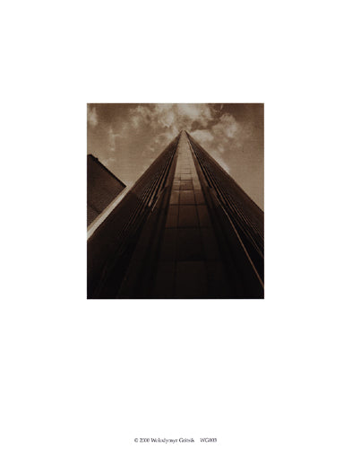 Angled View Twin Towers by Walter Gritsik | 9 3/4 x 7 3/4 Fine Art Print