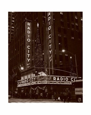 Radio City (large) by Walter Gritsik | 9 3/4 x 7 3/4 Fine Art Print