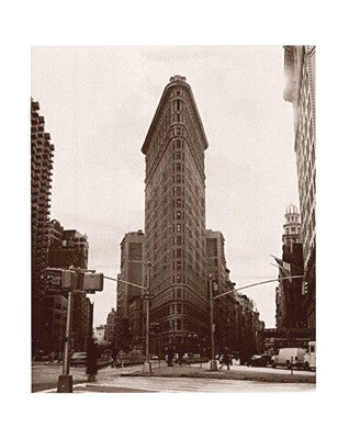 Flatiron Building (large) by Walter Gritsik | 9 3/4 x 7 3/4 Fine Art Print