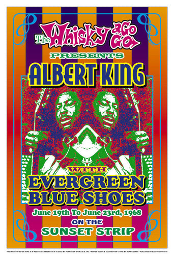 Albert King, 1968: Whisky-A-Go-Go, Los Angeles by Dennis Loren