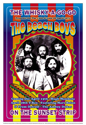 The Beach Boys, 1971: Whisky-A-Go-Go, Los Angeles by Dennis Loren