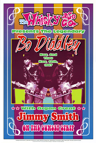 Bo Diddley, 1967: Whisky-A-Go-Go, Los Angeles by Dennis Loren