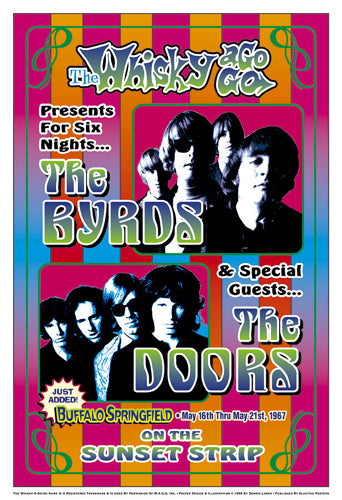 The Byrds & The Doors, 1967: Whisky-A-Go-Go, Los Angeles by Dennis 