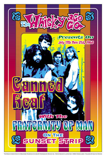 Canned Heat, 1968: Whisky-A-Go-Go, Los Angeles by Dennis Loren