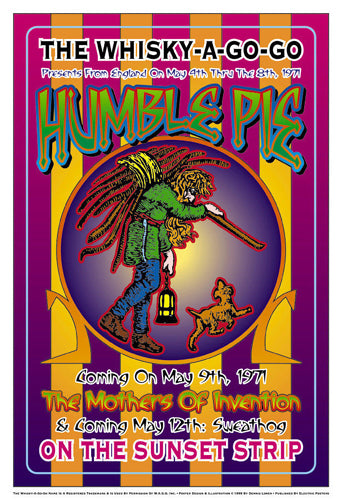 Humble Pie, 1971: Whisky-A-Go-Go, Los Angeles by Dennis Loren