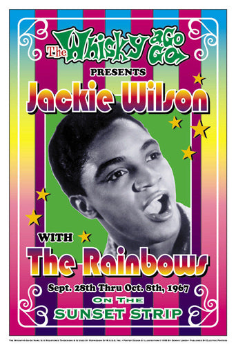 Jackie Wilson, 1967: Whisky-A-Go-Go, Los Angeles by Dennis Loren