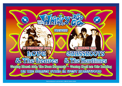 Love & Grass Roots, 1966: Whisky-A-Go-Go, Los Angeles by Dennis Loren