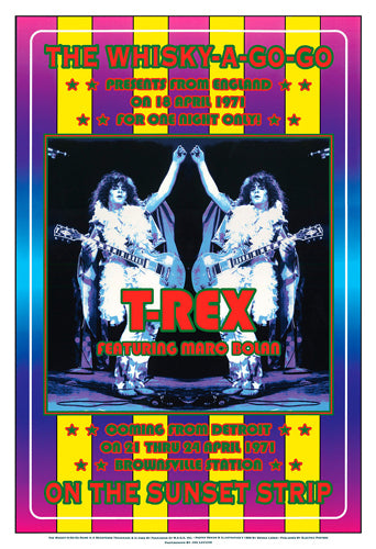 T. Rex, 1971: Whisky-A-Go-Go, Los Angeles by Dennis Loren