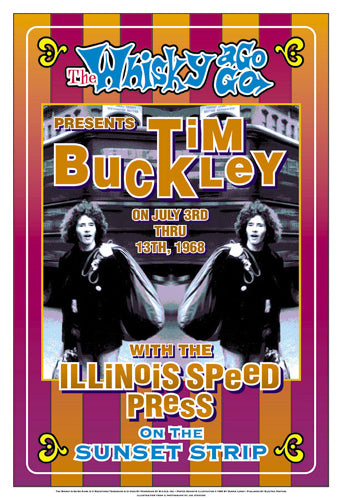 Tim Buckley, 1968: Whisky-A-Go-Go, Los Angeles by Dennis Loren