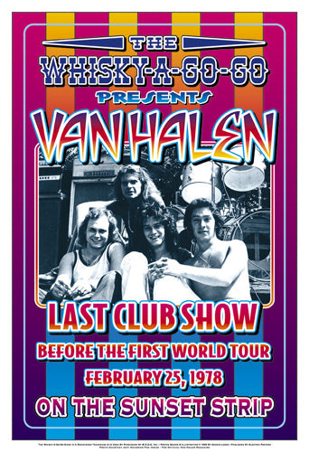 Van Halen, 1978: Whisky-A-Go-Go, Los Angeles by Dennis Loren