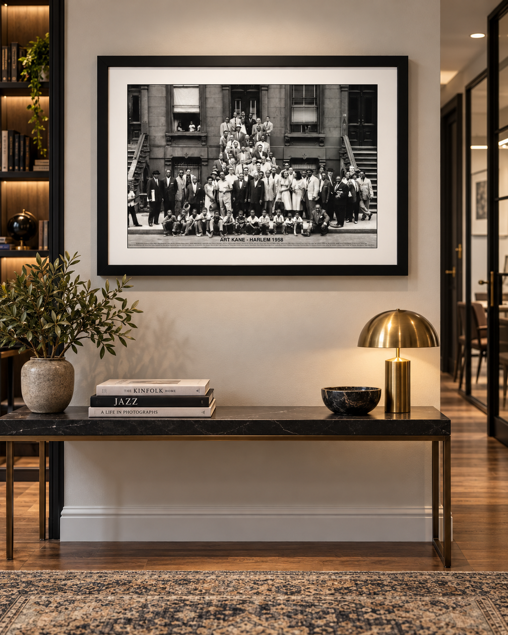 Framed Art A Great Day in Harlem by Art Kane | Iconic Jazz Photography Wall | 24x36 inch