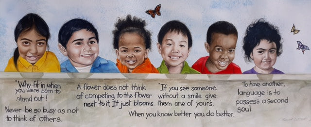Smile Back by Kenneth Gatewood Wall Art Decor 12x24 Art Print