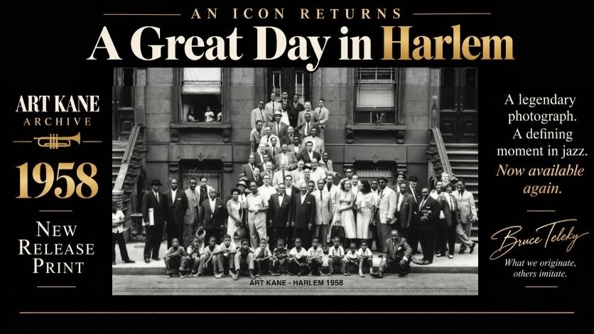 Framed Art A Great Day in Harlem by Art Kane | Iconic Jazz Photography Wall | 24x36 inch